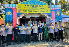 Pastikan Arus Mudik Lancar, Wakapolda Bengkulu Tinjau Pos Operasi Ketupat di Benteng