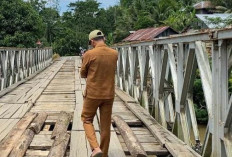 Jembatan Paku Haji Semakin Memprihatinkan, Anggaran Dipangkas, Kades Pasrah
