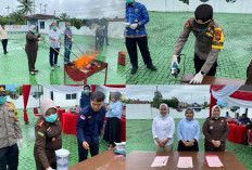 117 Barang Bukti Dimusnahkan, Kejari Benteng Tegaskan Komitmen Penegakan Hukum