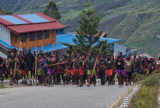 Situasi Terkini di Puncak Jaya Setelah Pendukung Caleg Gerindra dan Nasdem Saling Serang