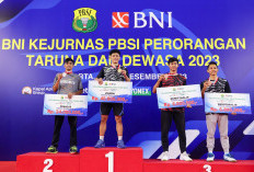 Kejurnas PBSI 2023: DKI Jakarta Juara Umum, Jawa Tengah Runner-up