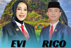 Ditinggal Partai Gerindra Evi-Rico Tetap Menyala, Gelar Deklarasi di Dekat Rumah