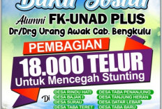 8 Desa di Kabupaten Bengkulu Tengah Bakal Kebagian Jatah Ribuan Butir Telur