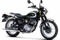 Kawasaki W230 2026 Tersedia 2 Warna Baru, Harga Naik Tipis