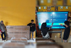 Antusiasme Sekolah di Bengkulu Tengah Terima Bantuan Smartboard, Kepsek: Terima Kasih Pak Prabowo