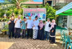 Momentum Lebaran, Sekda Rachmat Riyanto Silaturahmi ke Ponpes dan Kampung Batik Sungai Lemau