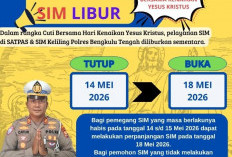 Catat! Pelayanan SIM di Bengkulu Tengah Libur Hingga 18 Mei 2026