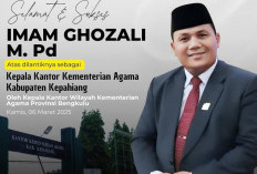 Kepala MAN IC Bengkulu Tengah Promosi Jadi Kepala Kemenag Kepahiang Penggantinya 