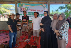 Jelang Lebaran, Bazar di Desa Penanding Jual Daging Potongan Harga 50 Persen