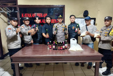 Operasi Pekat Nala 2025, Polres Bengkulu Tengah Amankan 69 Botol Miras dan 15 Liter Tuak