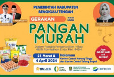 Hari Ini Pangan Murah Digelar di Kantor Camat Karang Tinggi, Berikut Daftar Harga Sembakonya