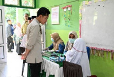 Tinjau Layanan CKG di SDN 32 Ternate, Wapres Gibran Tekankan Penerapan Pola Hidup Sehat