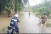 Banjir Kembali Genangi Jalan Utama Desa Pagar Dewa, Akses ke Sekolah Terhambat